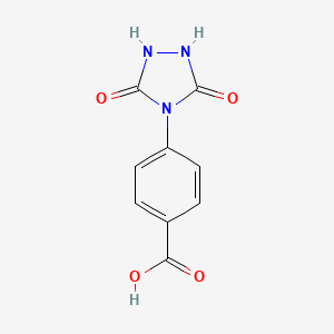 molecular formula C9H7N3O4 B3183448 4-(3,5-二氧代-1,2,4-三唑烷-4-基)苯甲酸 CAS No. 52203-73-3