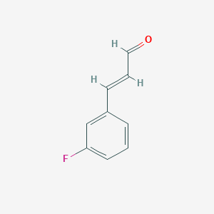 molecular formula C9H7FO B3183460 3-Fluorocinnamaldehyde CAS No. 56578-38-2