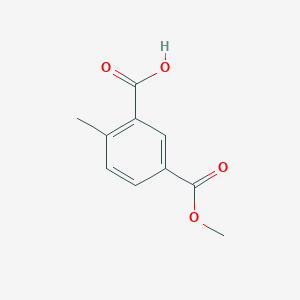 molecular formula C10H10O4 B3183471 5-(Methoxycarbonyl)-2-methylbenzoic acid CAS No. 65399-17-9