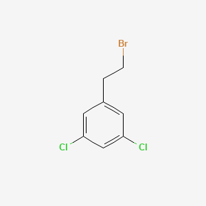 molecular formula C8H7BrCl2 B3183495 1-(2-Bromoethyl)-3,5-dichlorobenzene CAS No. 93427-14-6