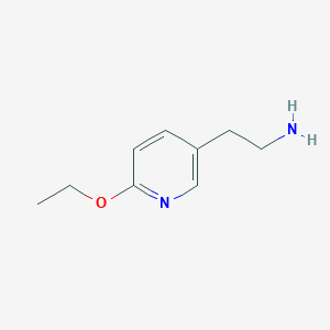 molecular formula C9H14N2O B3183505 2-(6-Ethoxypyridin-3-yl)ethan-1-amine CAS No. 1000504-57-3