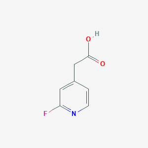 2-(2-Fluoropyridin-4-yl)acetic acid