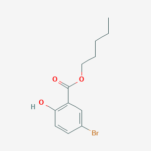 molecular formula C12H15BrO3 B3183529 Pentyl 5-bromo-2-hydroxybenzoate CAS No. 100388-15-6