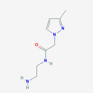 N-(2-Aminoethyl)-2-(3-methyl-1H-pyrazol-1-YL)acetamide