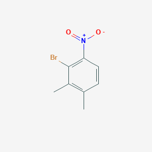molecular formula C8H8BrNO2 B3183586 2-Bromo-3,4-dimethyl-1-nitrobenzene CAS No. 101421-62-9
