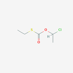 molecular formula C5H9ClO2S B3183588 Carbonothioic acid, O-(1-chloroethyl) S-ethyl ester CAS No. 101506-43-8