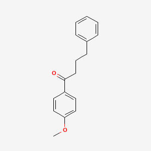 molecular formula C17H18O2 B3183602 1-Butanone, 1-(4-methoxyphenyl)-4-phenyl- CAS No. 101594-58-5