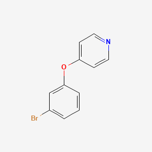 molecular formula C11H8BrNO B3183607 4-(3-Bromophenoxy)pyridine CAS No. 1016494-33-9