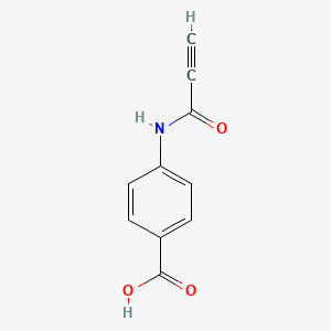 molecular formula C10H7NO3 B3183612 4-(Prop-2-ynamido)benzoic acid CAS No. 1016868-07-7
