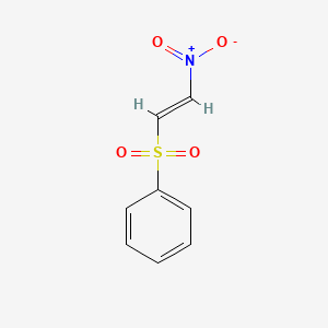 molecular formula C8H7NO4S B3183635 [(E)-2-nitrovinyl]sulfonylbenzene CAS No. 101933-29-3