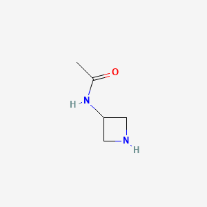 molecular formula C5H10N2O B3183668 N-(azetidin-3-yl)acetamide CAS No. 102065-88-3