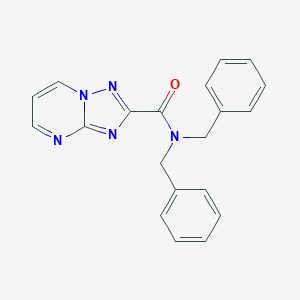 molecular formula C20H17N5O B318379 N,N-dibenzyl[1,2,4]triazolo[1,5-a]pyrimidine-2-carboxamide 