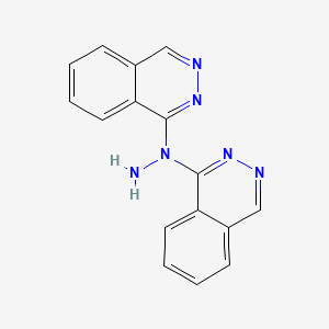 molecular formula C16H12N6 B3183806 Phthalazine, 1,1'-hydrazonobis- CAS No. 103429-71-6