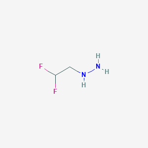 molecular formula C2H6F2N2 B3183847 (2,2-Difluoroethyl)hydrazine CAS No. 1039959-85-7