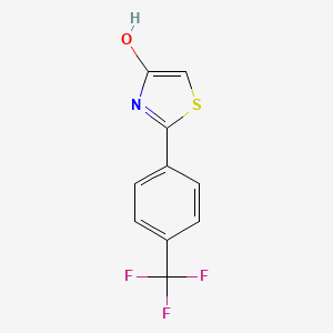 4-Thiazolol, 2-[4-(trifluoromethyl)phenyl]-