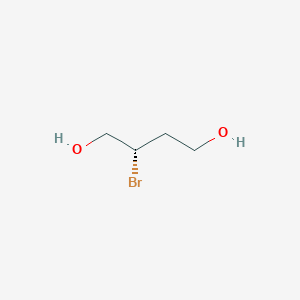 molecular formula C4H9BrO2 B3183966 1,4-Butanediol, 2-bromo-, (S)- CAS No. 105601-94-3