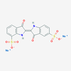 molecular formula C16H8N2Na2O8S2 B031840 2-(1,3-二氢-3-氧代-7-磺酸基-2H-吲哚-2-亚基lidene)-3-氧代吲哚-5-磺酸二钠 CAS No. 27414-68-2
