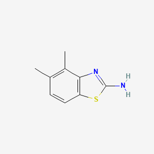 molecular formula C9H10N2S B3184002 4,5-Dimethyl-1,3-benzothiazol-2-amine CAS No. 1065074-59-0