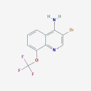 3-Bromo-8-(trifluoromethoxy)quinolin-4-amine