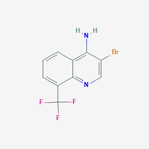 3-Bromo-8-(trifluoromethyl)quinolin-4-amine