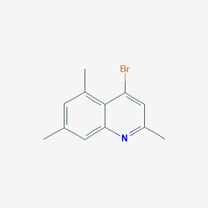 molecular formula C12H12BrN B3184128 4-Bromo-2,5,7-trimethylquinoline CAS No. 1070879-59-2