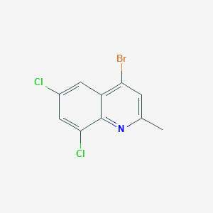 molecular formula C10H6BrCl2N B3184153 4-Bromo-6,8-dichloro-2-methylquinoline CAS No. 1070879-65-0