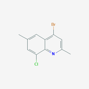 4-Bromo-8-chloro-2,6-dimethylquinoline