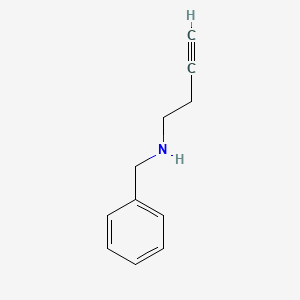 Benzenemethanamine, N-3-butynyl-