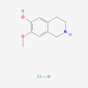 6-Isoquinolinol, 1,2,3,4-tetrahydro-7-methoxy-, hydrochloride