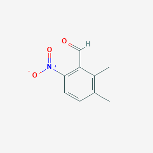 molecular formula C9H9NO3 B3184277 2,3-Dimethyl-6-nitrobenzaldehyde CAS No. 109133-82-6