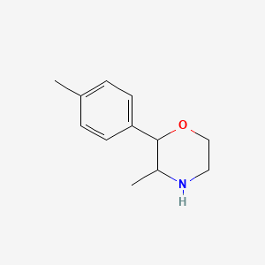 molecular formula C12H17NO B3184309 3-Methyl-2-(4-methylphenyl)morpholine CAS No. 1094649-71-4