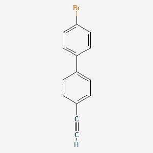 molecular formula C14H9B B3184329 4-溴-4'-乙炔联苯 CAS No. 109797-76-4