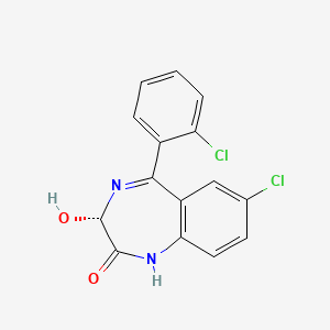 molecular formula C15H10Cl2N2O2 B3184340 (S)-Lorazepam CAS No. 110032-65-0