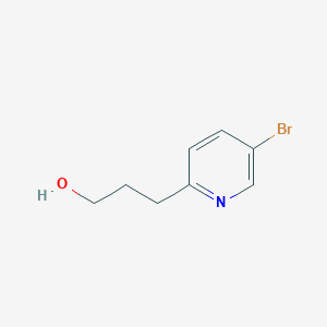 molecular formula C8H10BrNO B3184346 3-(5-溴吡啶-2-基)丙-1-醇 CAS No. 111770-87-7