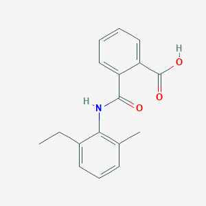 molecular formula C17H17NO3 B318436 2-[(2-Ethyl-6-methylphenyl)carbamoyl]benzoic acid CAS No. 78431-26-2