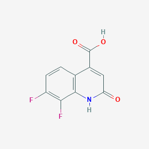 7,8-Difluoro-2-oxo-1,2-dihydroquinoline-4-carboxylic acid