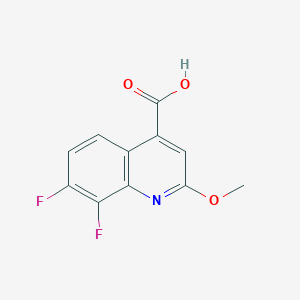 7,8-Difluoro-2-methoxyquinoline-4-carboxylic acid