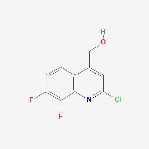 (2-Chloro-7,8-difluoroquinolin-4-yl)methanol