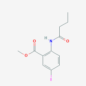 Methyl 2-butyramido-5-iodobenzoate