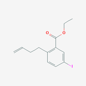 Ethyl 2-(but-3-en-1-yl)-5-iodobenzoate