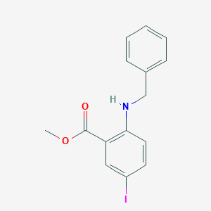 Methyl 2-(benzylamino)-5-iodobenzoate