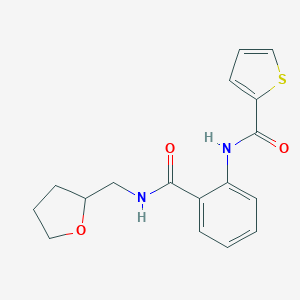 N-(2-{[(tetrahydro-2-furanylmethyl)amino]carbonyl}phenyl)-2-thiophenecarboxamide
