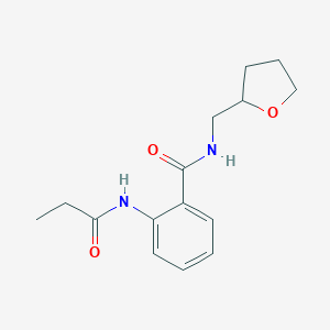 2-(propionylamino)-N-(tetrahydro-2-furanylmethyl)benzamide