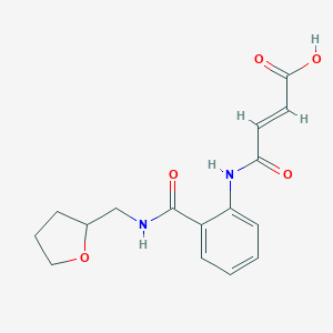 4-Oxo-4-(2-{[(tetrahydro-2-furanylmethyl)amino]carbonyl}anilino)-2-butenoic acid