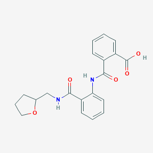 2-({2-[(Tetrahydrofuran-2-ylmethyl)carbamoyl]phenyl}carbamoyl)benzoic acid