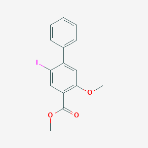 Methyl 2-iodo-5-methoxybiphenyl-4-carboxylate