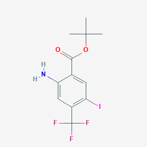 Tert-butyl 2-amino-5-iodo-4-(trifluoromethyl)benzoate