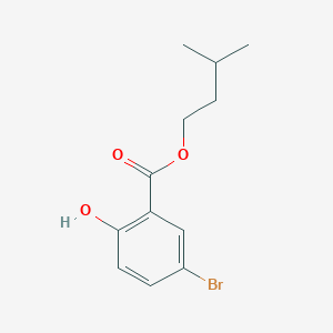 molecular formula C12H15BrO3 B3184589 Isopentyl 5-bromo-2-hydroxybenzoate CAS No. 1131587-61-5