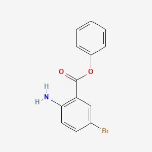 molecular formula C13H10BrNO2 B3184625 Phenyl 2-amino-5-bromobenzoate CAS No. 1131587-71-7