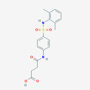 4-{4-[(2,6-Dimethylanilino)sulfonyl]anilino}-4-oxobutanoic acid